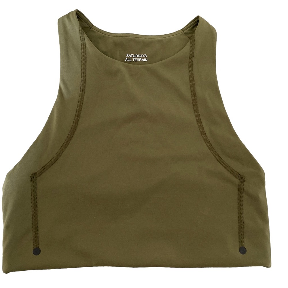 Saturdays NYC All Terrain High Neck Sports Bra NWT